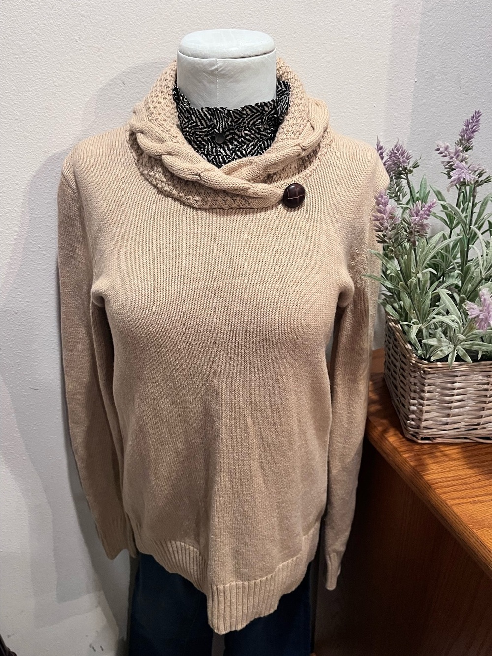 Women’s Cowl Neck Sweater